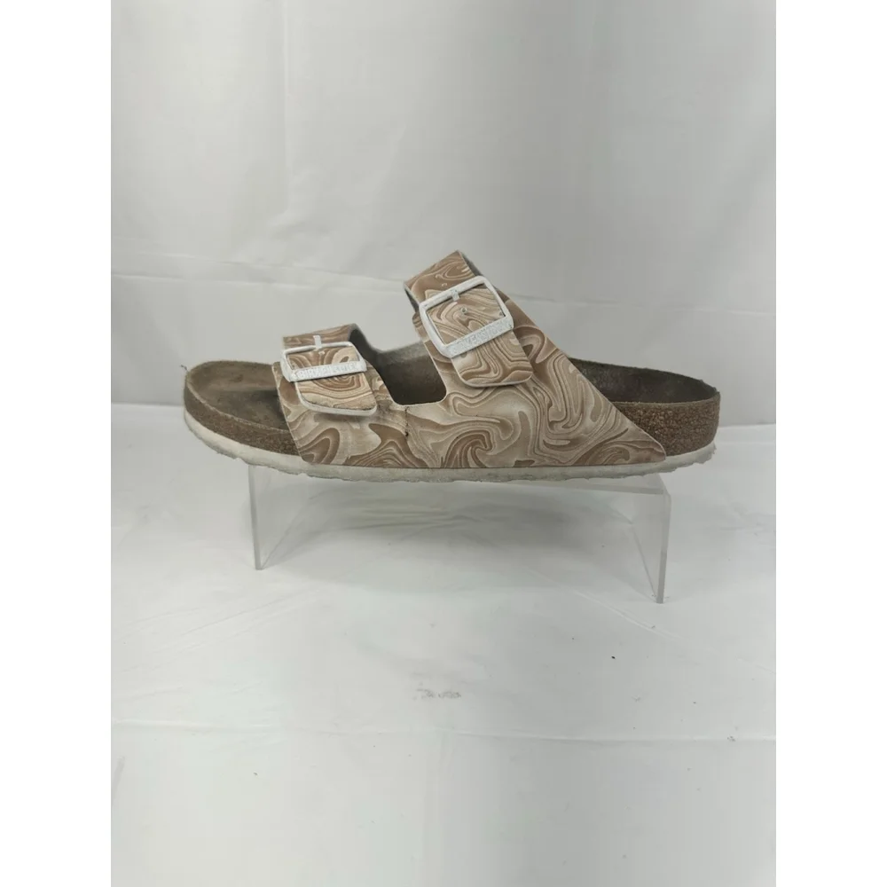 Birkenstock Arizona BiokoFlor Sandal Beige wave size 10 EU size 41 - Picture 12 of 16